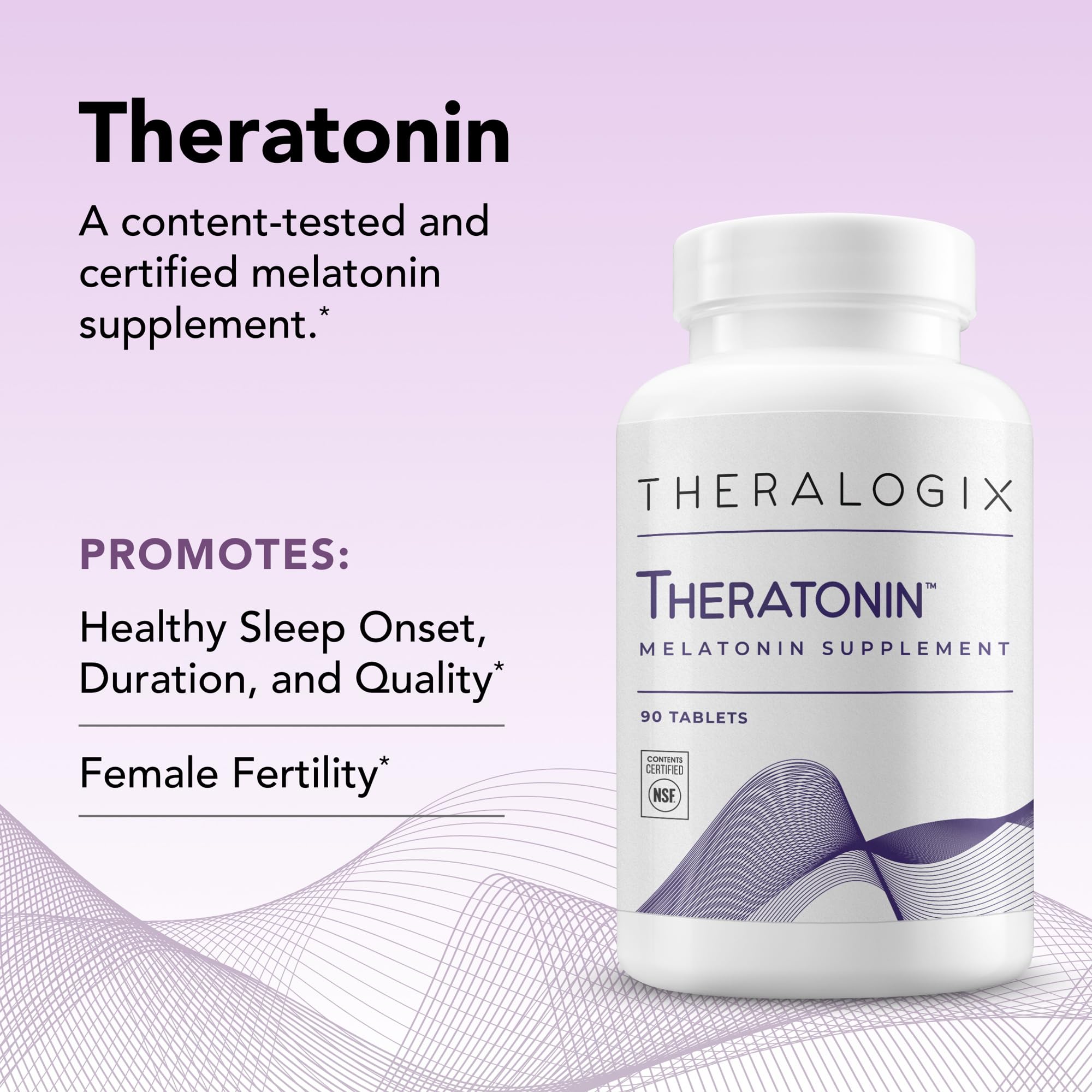 Ingredients of Theralogix Theratonin Chewable Melatonin