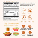 Ingredients of Vitauthority Bone Broth Collagen Chicken Noodle
