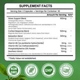 inGreens Cortisol Supplement bottle side view