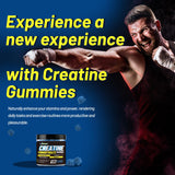 inGreens Creatine Gummies on a desk with fitness gear