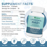 inGreens Liposomal NAD+ Supplement 1800mg side view