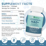 inGreens NAD+ Nutrient Formula Softgel back view