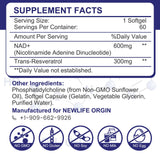 inGreens NAD+ Resveratrol softgels packaging