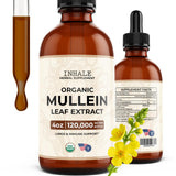 Inhale Mullein Drops 4oz front view with label