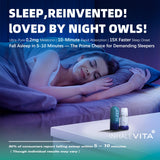 INHALEVITA Melatonin Inhaler back view with usage instructions