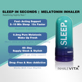 INHALEVITA Melatonin Inhaler in hand for scale