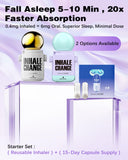 INHALEVITA Melatonin Inhaler side view with packaging