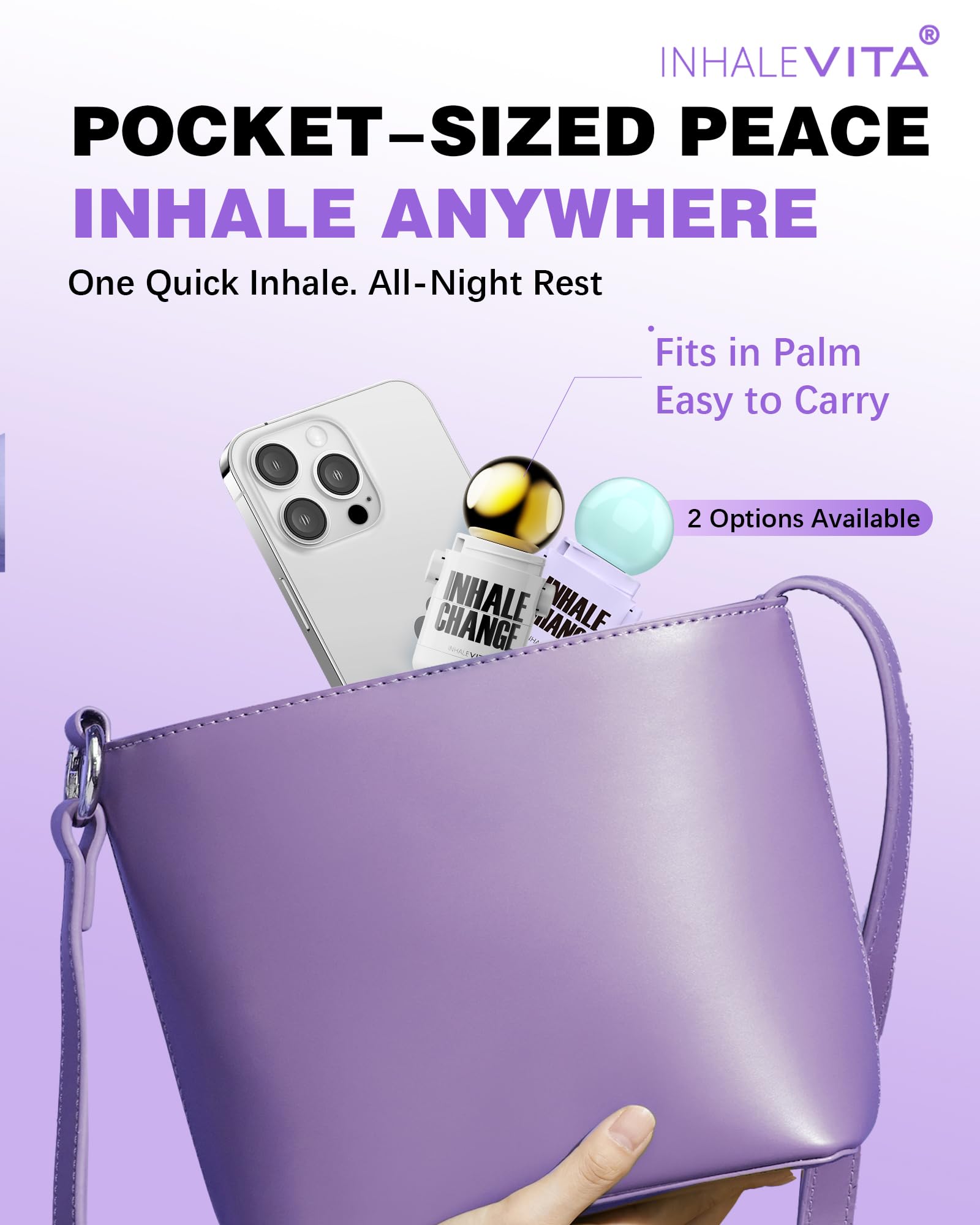 INHALEVITA Melatonin Inhaler with user-friendly design