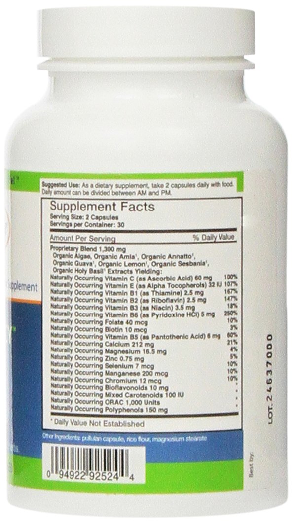 Innate Choice Vita Sufficiency Organic Multivitamin 60 capsules with packaging