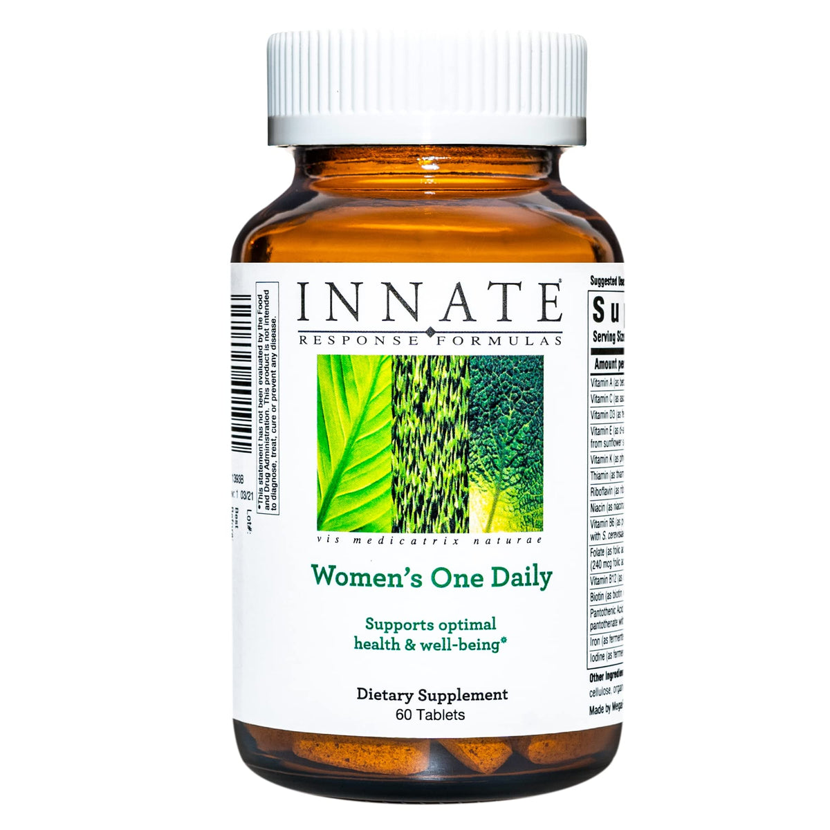 Innate Response Formulas Women's One Daily Multivitamin 60 Tablets front view