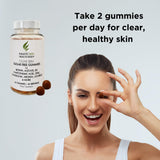Innate Skin Acne Chewable Supplements back view with nutritional information