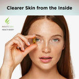 Innate Skin Multivitamins opened bottle with capsules visible