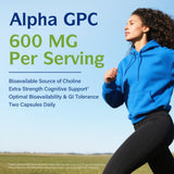 Innate Vitality Alpha GPC Choline Supplement 50g back view