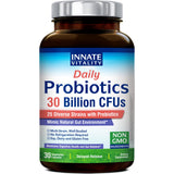Innate Vitality Daily Probiotics 30B CFU capsules front view