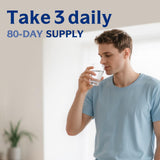 Innate Vitality Glycine 3000mg supplement on a wooden table