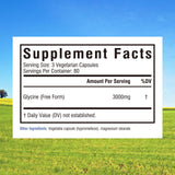 Innate Vitality Glycine 3000mg supplement side view