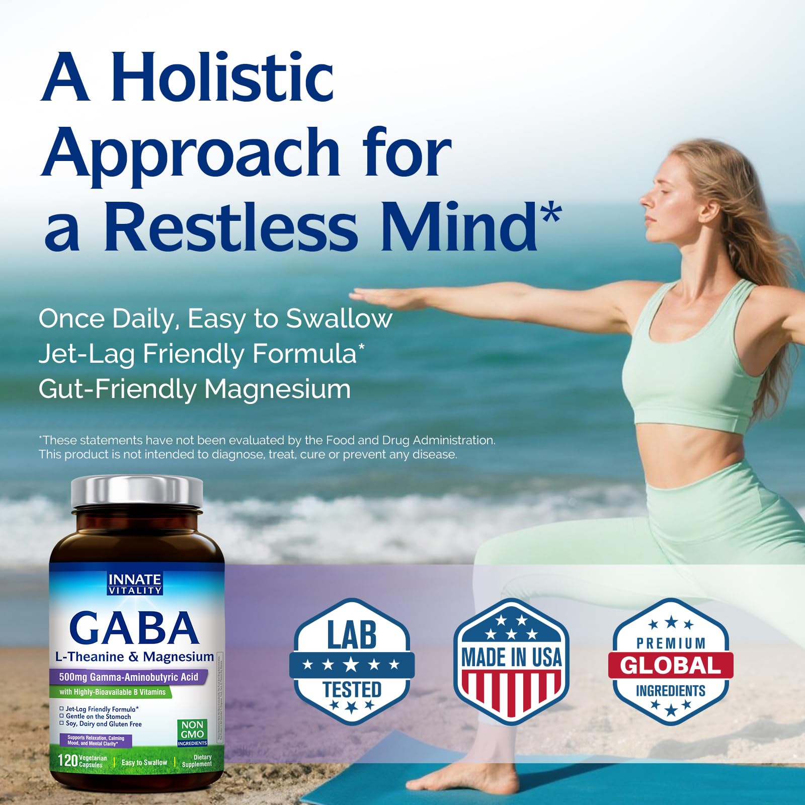Innate Vitality Herbal Supplement ingredients list close-up