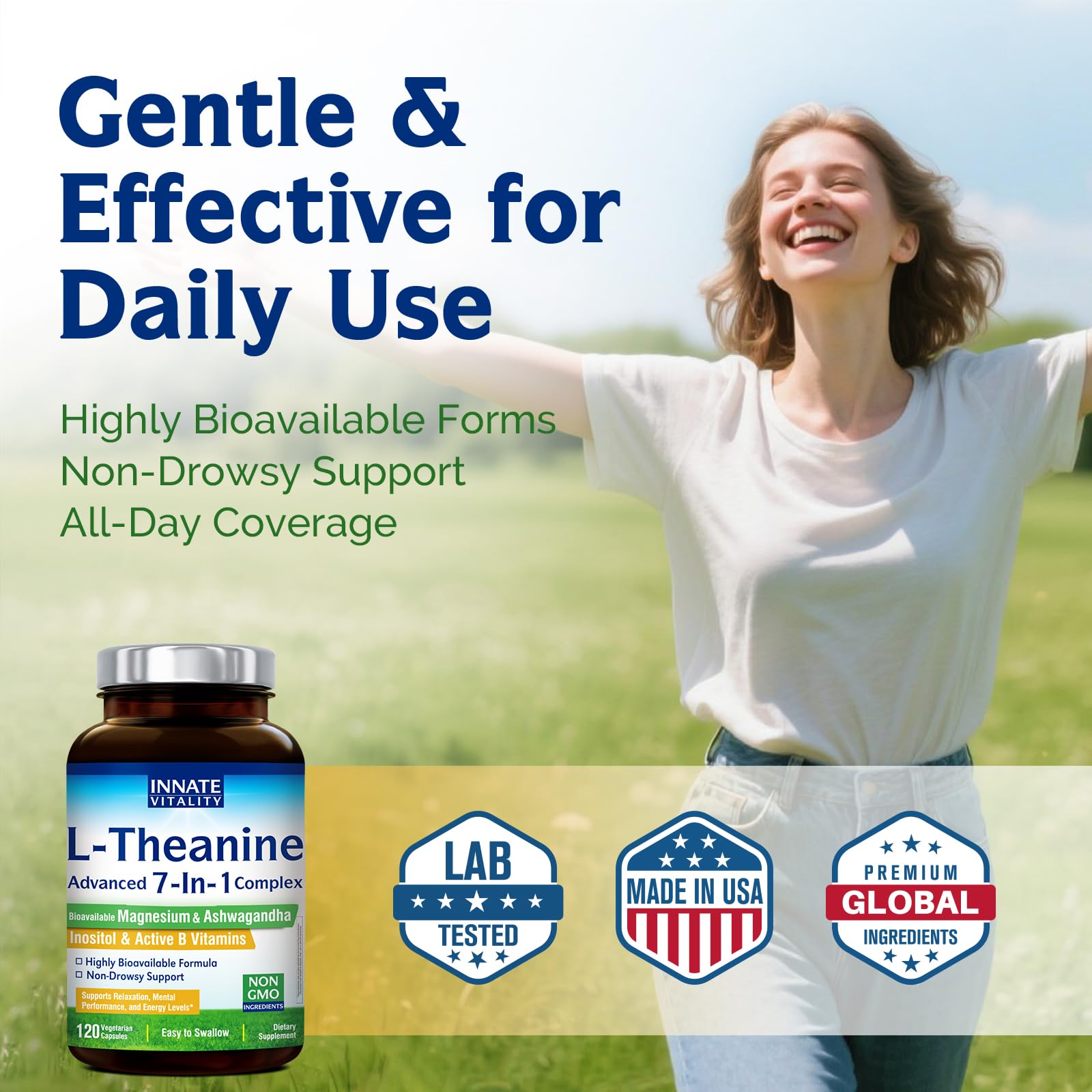 Innate Vitality Magnesium 7-in-1 Day & Night Support supplement packaging