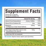 Innate Vitality Magnesium Citrate 420mg side view