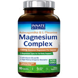 Innate Vitality Magnesium Complex 150mg capsules front view