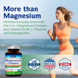Innate Vitality Magnesium Complex 150mg capsules on a wooden table