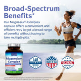 Innate Vitality Magnesium Complex capsules on a wooden table