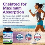 Innate Vitality Magnesium Glycinate capsules on a wooden surface
