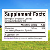 Innate Vitality Magnesium Glycinate capsules side view