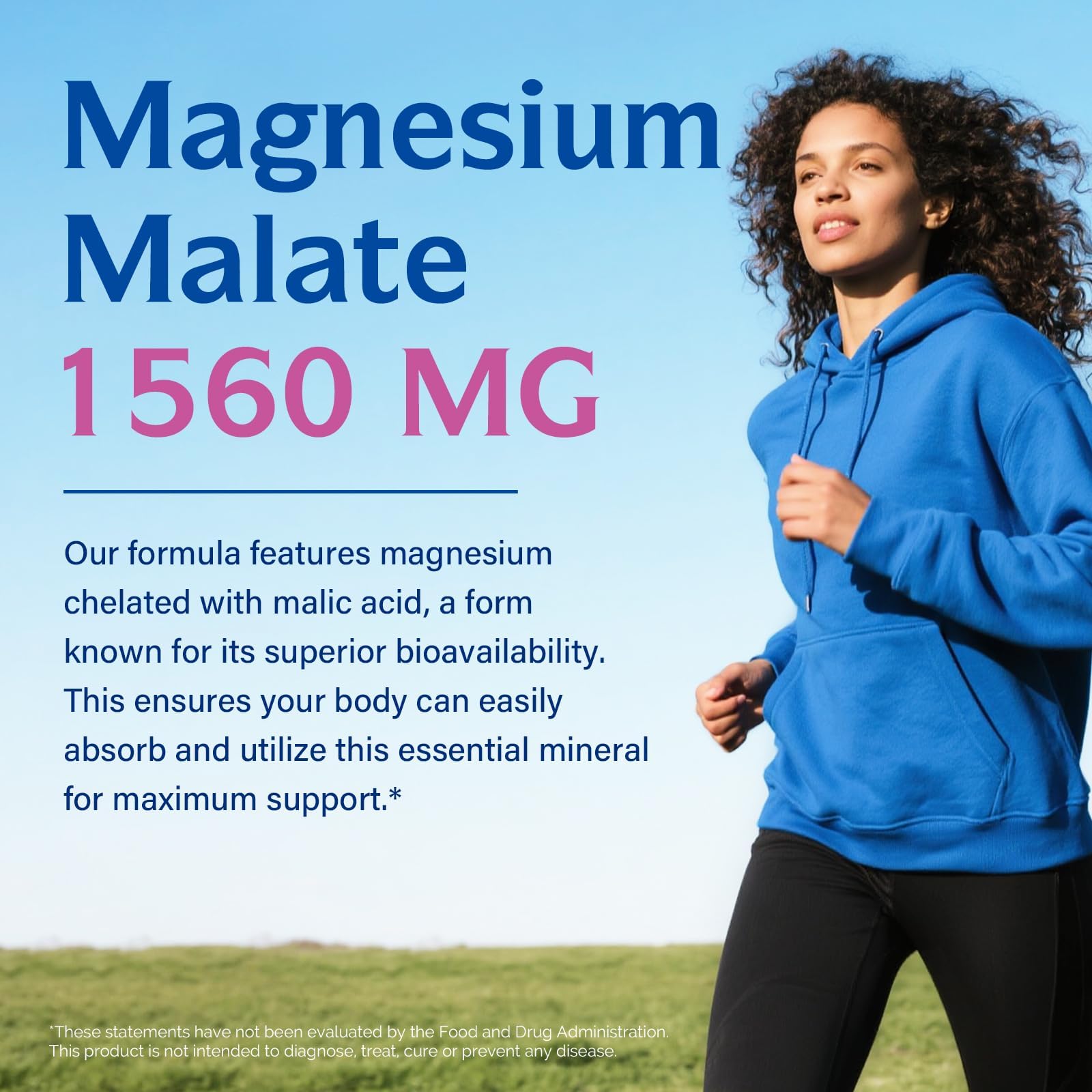 Innate Vitality Magnesium Malate 1560mg back view