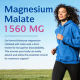Innate Vitality Magnesium Malate 1560mg back view