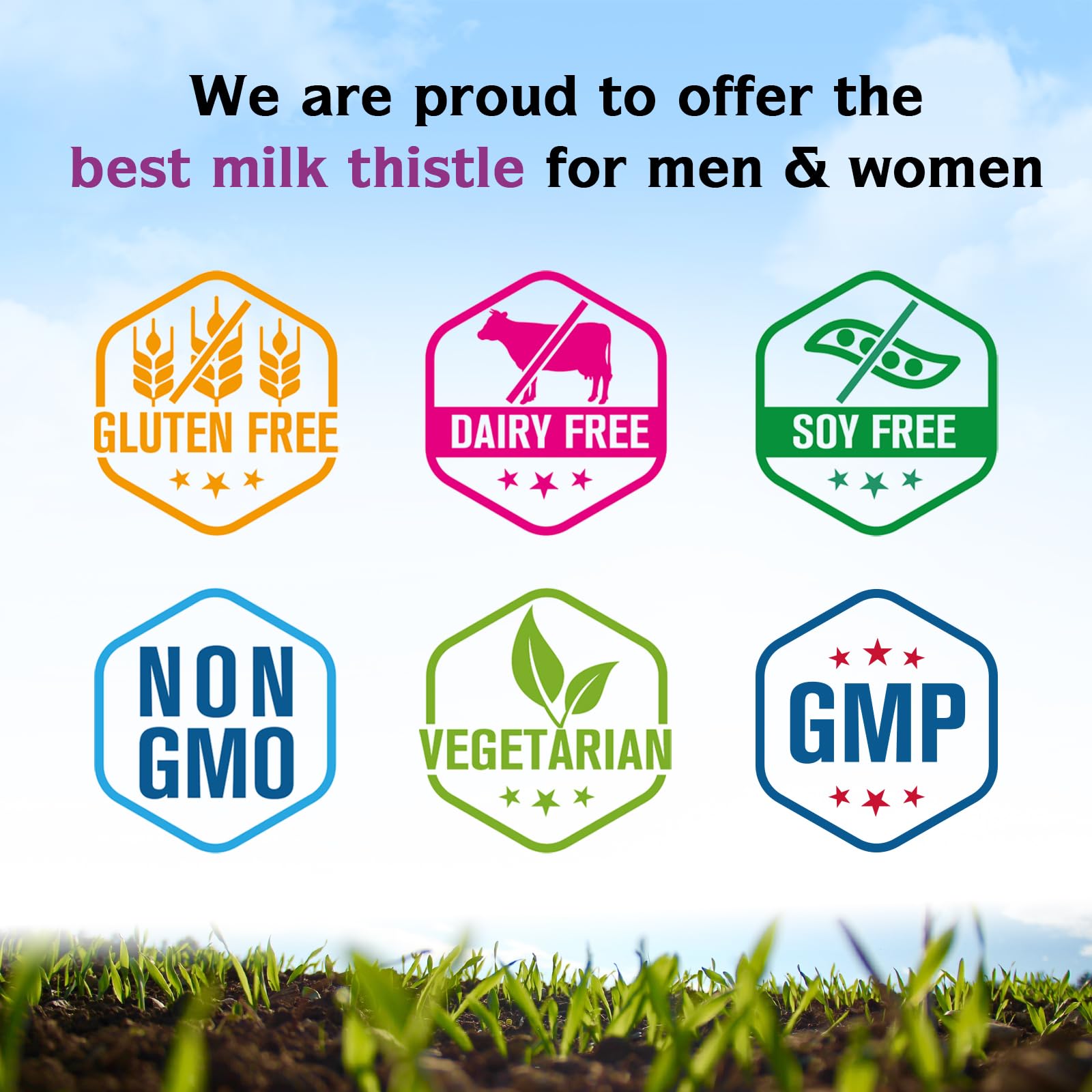Innate Vitality Milk Thistle Extract in a natural setting