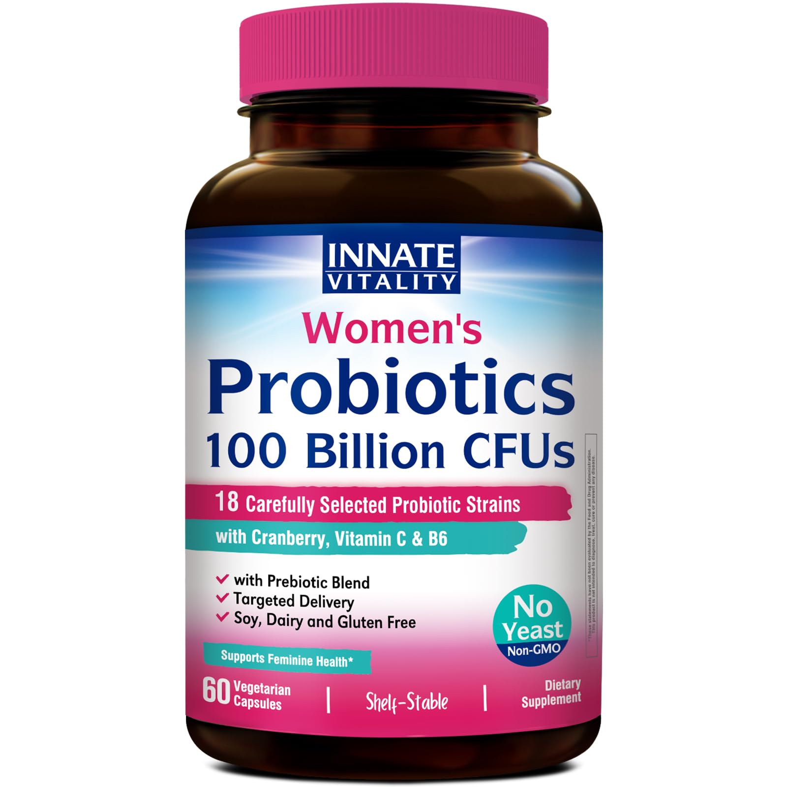Innate Vitality Probiotics for Women front view of packaging