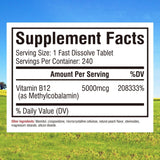 Innate Vitality Vitamin B12 packaging with peach flavour