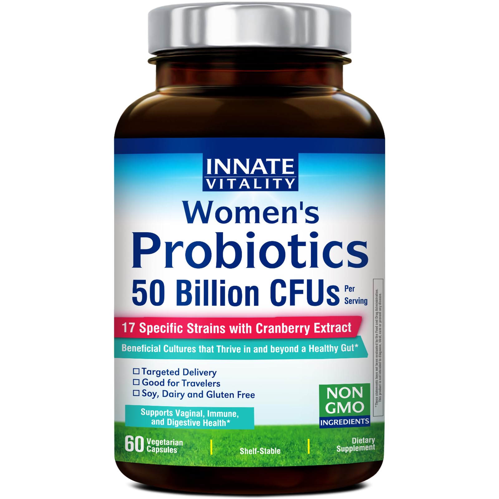 Innate Vitality Women's Probiotic bottle front view