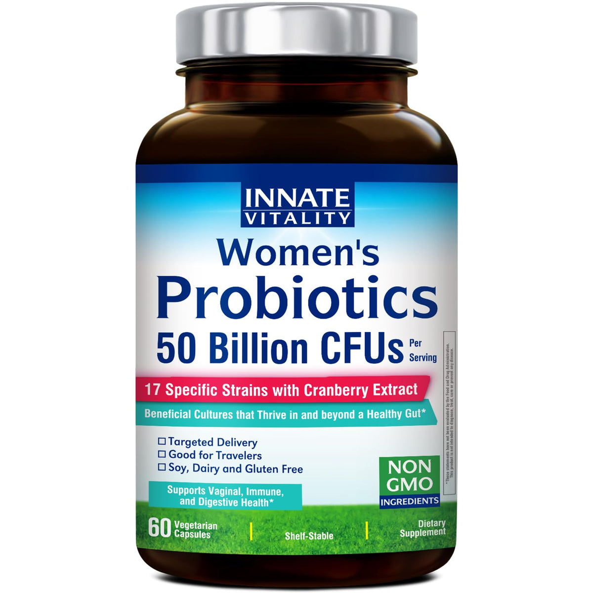 Innate Vitality Women's Probiotic bottle front view