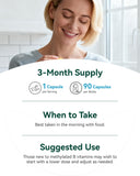 Inner Brightness B-Complex Vitamins capsules with a measuring spoon