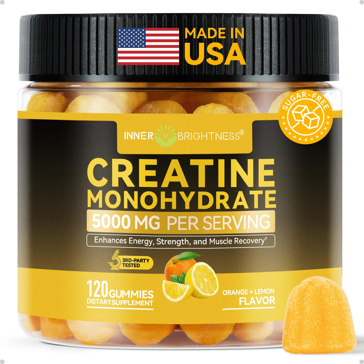 Inner Brightness Creatine Chewables bottle front view