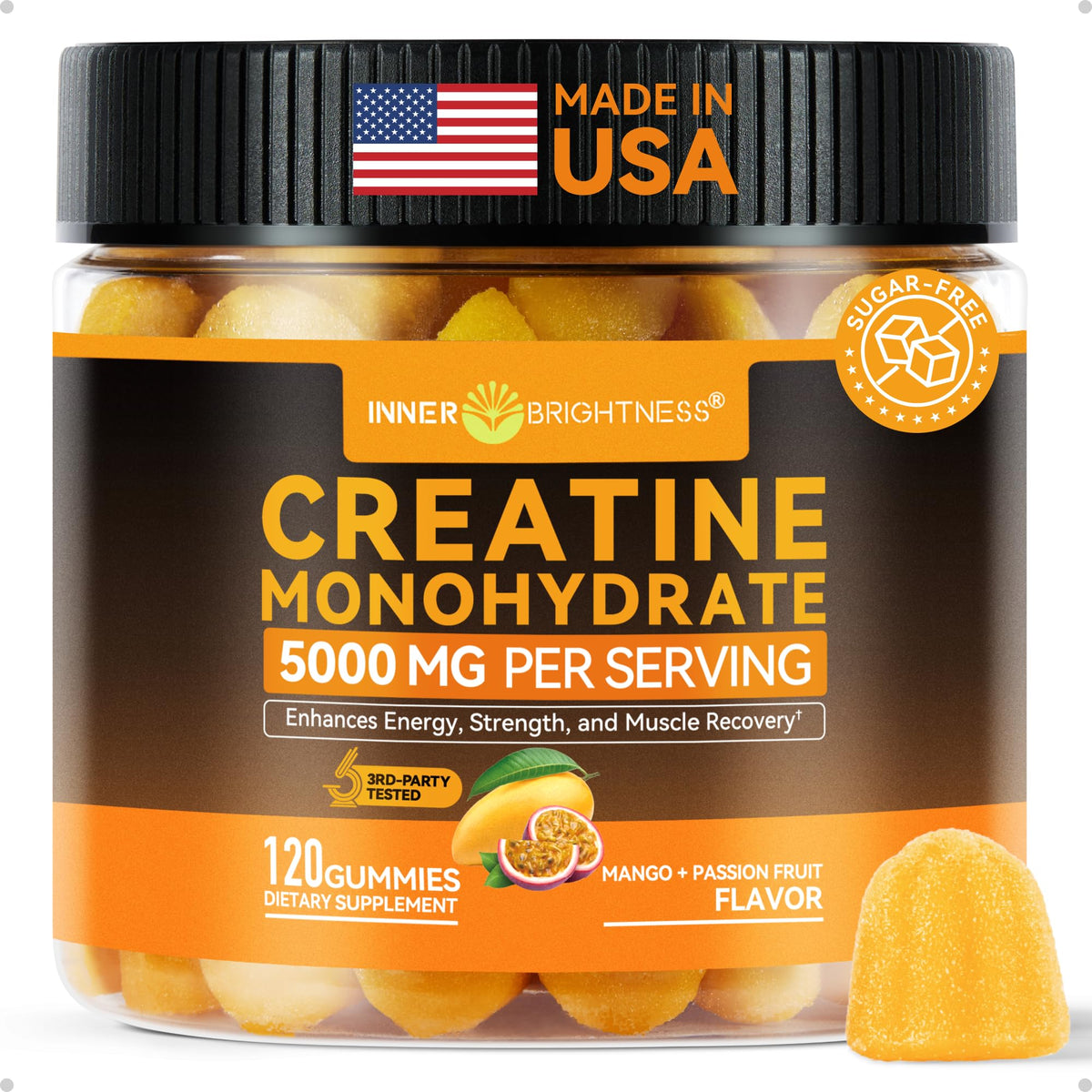 Inner Brightness Creatine Chewables bottle front view