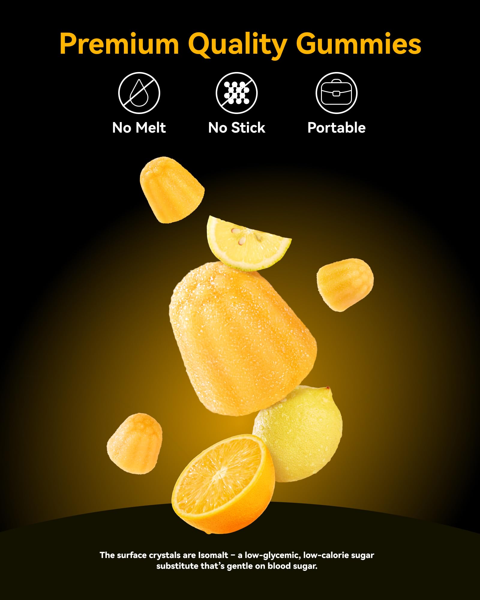 Inner Brightness Creatine Chewables gummies in a bowl