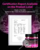 Inner Brightness Creatine Gummies displayed with ingredients