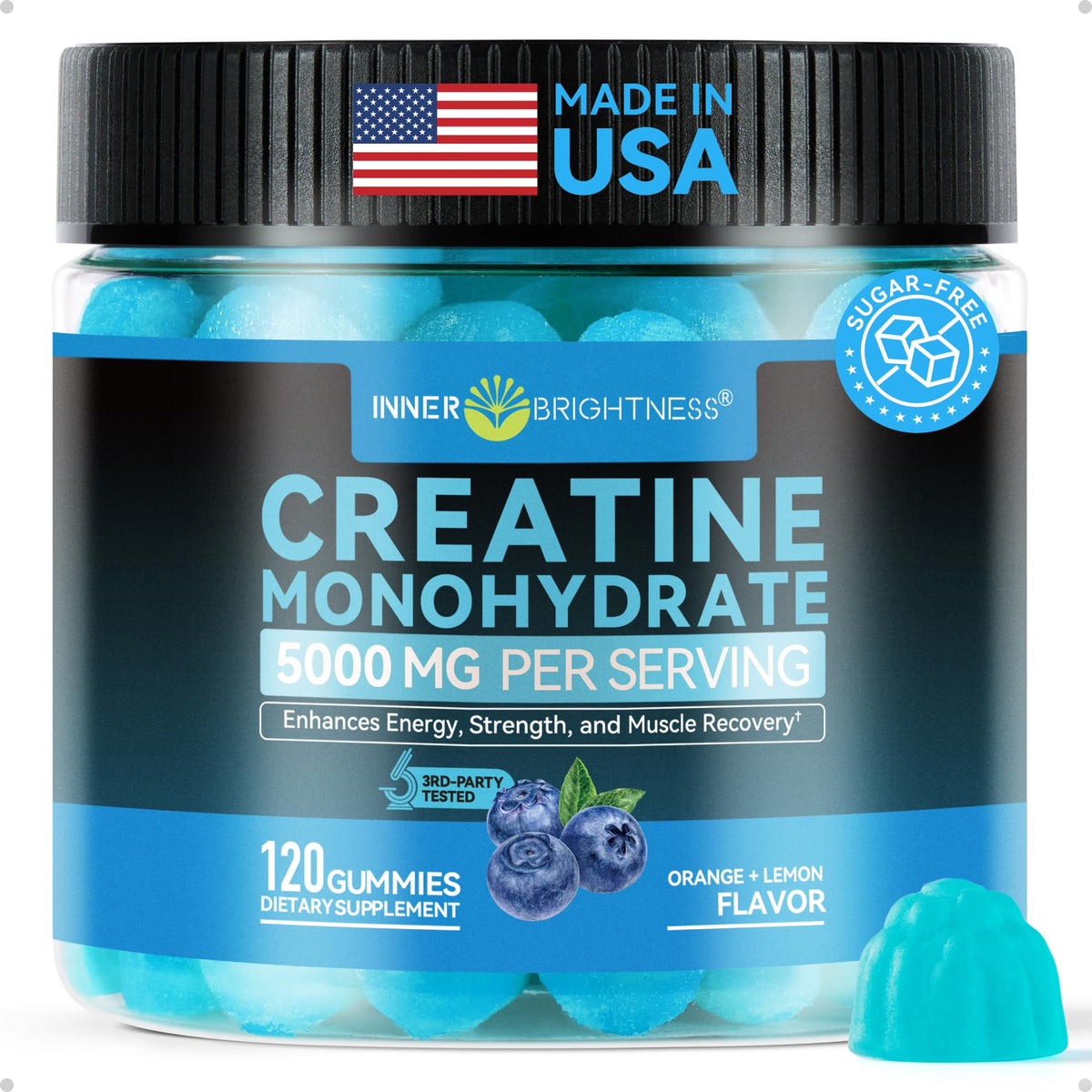 Inner Brightness Creatine Gummies front view with packaging