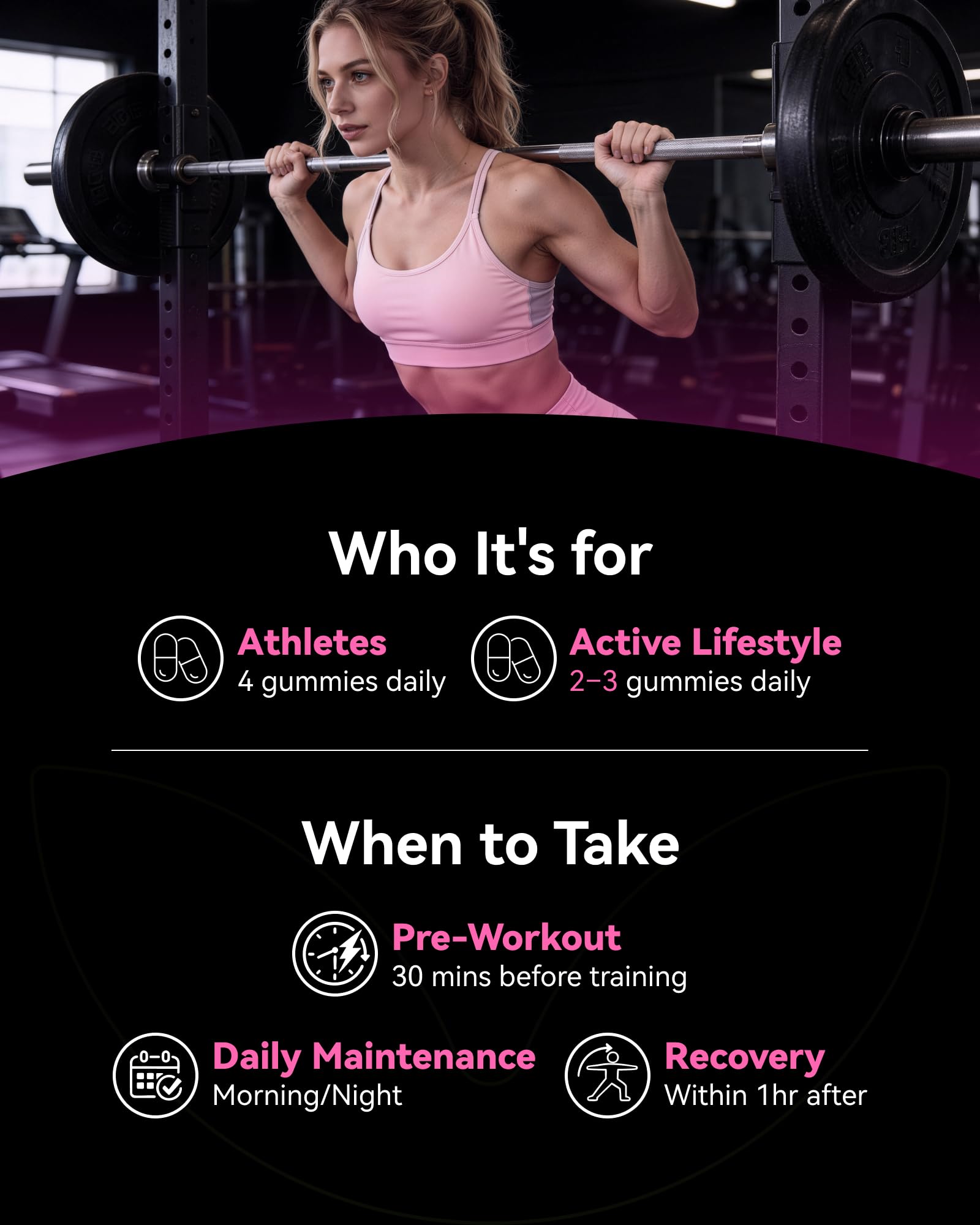Inner Brightness Creatine Gummies open with some gummies visible
