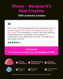 Inner Brightness Creatine Gummies packaging with raspberry flavour