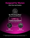 Inner Brightness Creatine Gummies with a spoonful for serving size