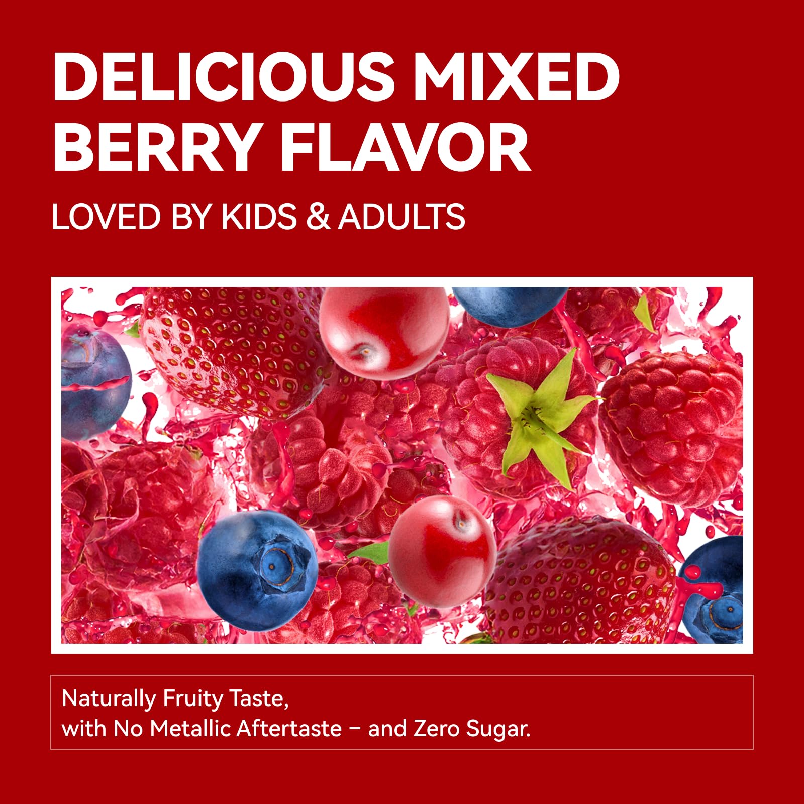 Inner Brightness Iron Gummies lifestyle scene with fresh berries