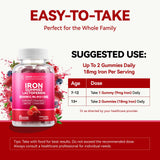 Inner Brightness Iron Gummies side view packaging