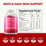 Inner Brightness Iron Gummies with a measuring spoon for serving