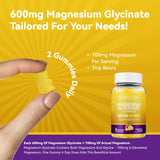 Inner Brightness Magnesium Glycinate Gummies lifestyle scene with a glass of water