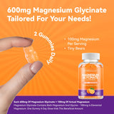 Inner Brightness Magnesium Glycinate Gummies on a wooden table
