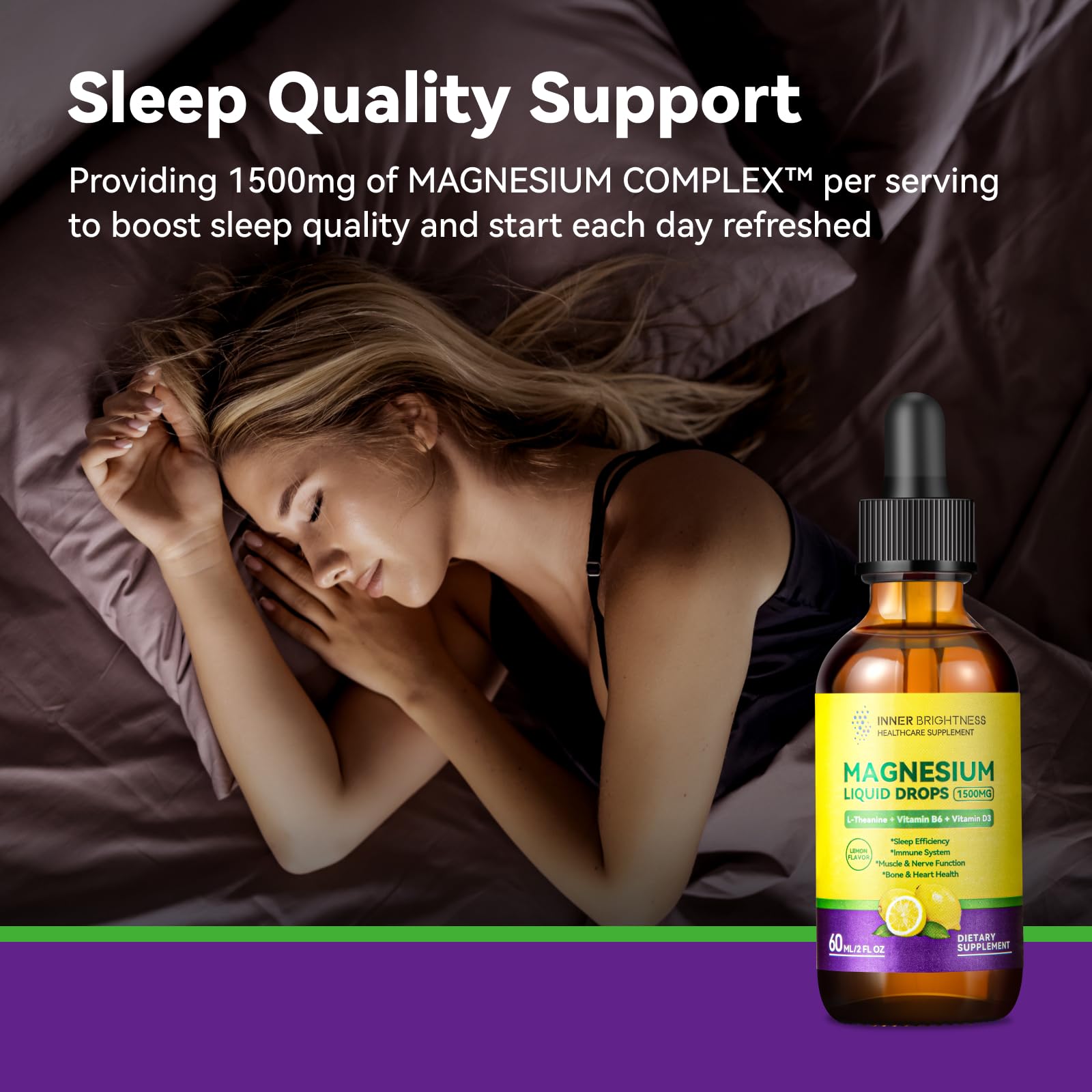 Inner Brightness Magnesium Glycinate Liquid 1500mg ingredients list